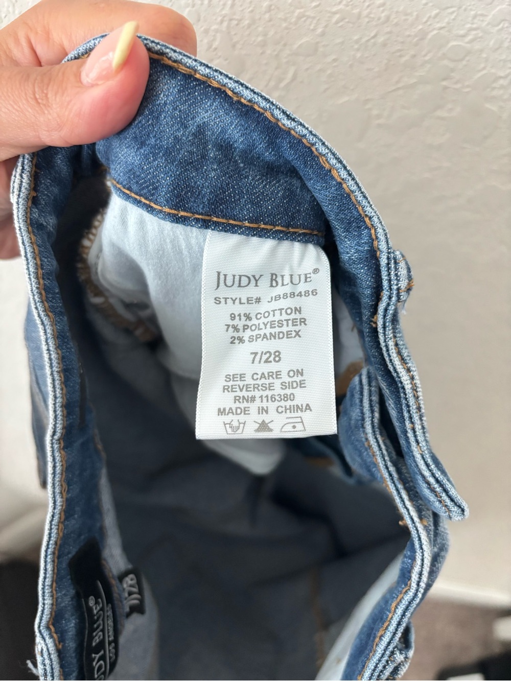 Judy Blue Charlotte Tummy Control Release Hem Flare size 28 - Picture 12 of 12
